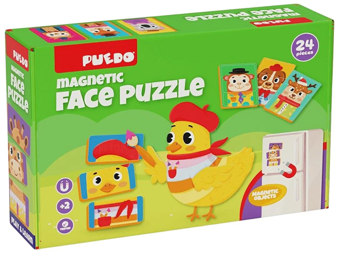 Joc magnetic Puedo Construieste fata, 24 piese