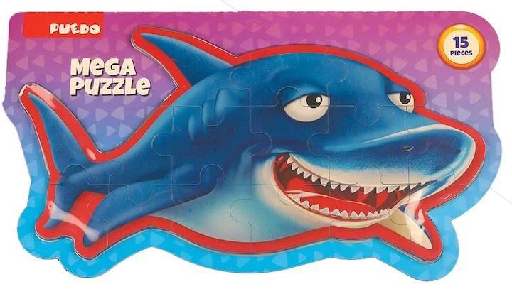 Puzzle din spuma moale Puedo Rechin, 15 el.