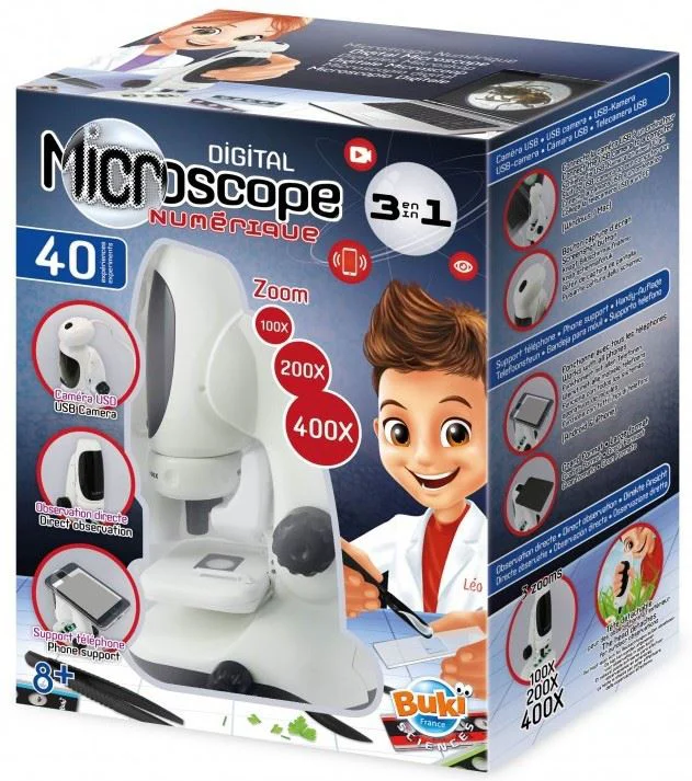 Set de joaca Buki Microscop 3 in 1