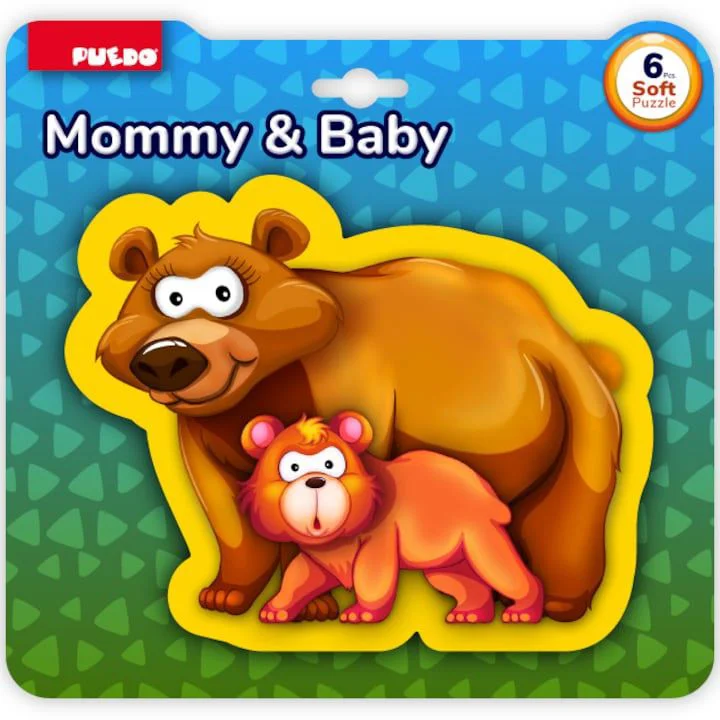 Puzzle magnetic Puedo Mommy & Baby, 6 el.
