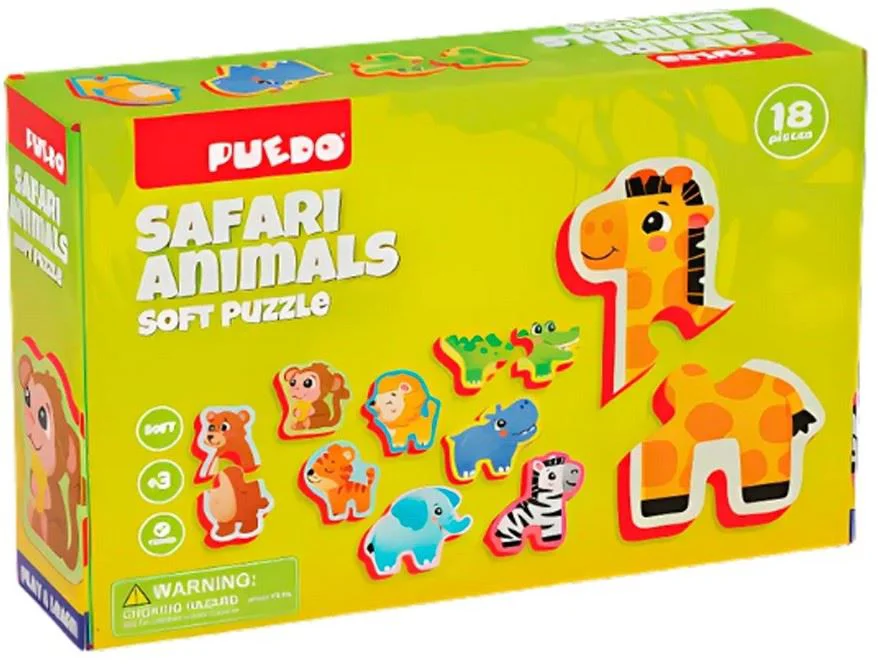 Puzzle Puedo Safari, 18 el.