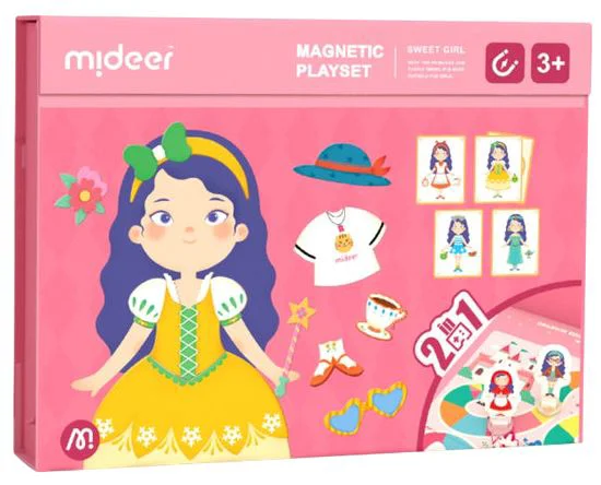 Магнитный игровой набор Mideer Милая девочка