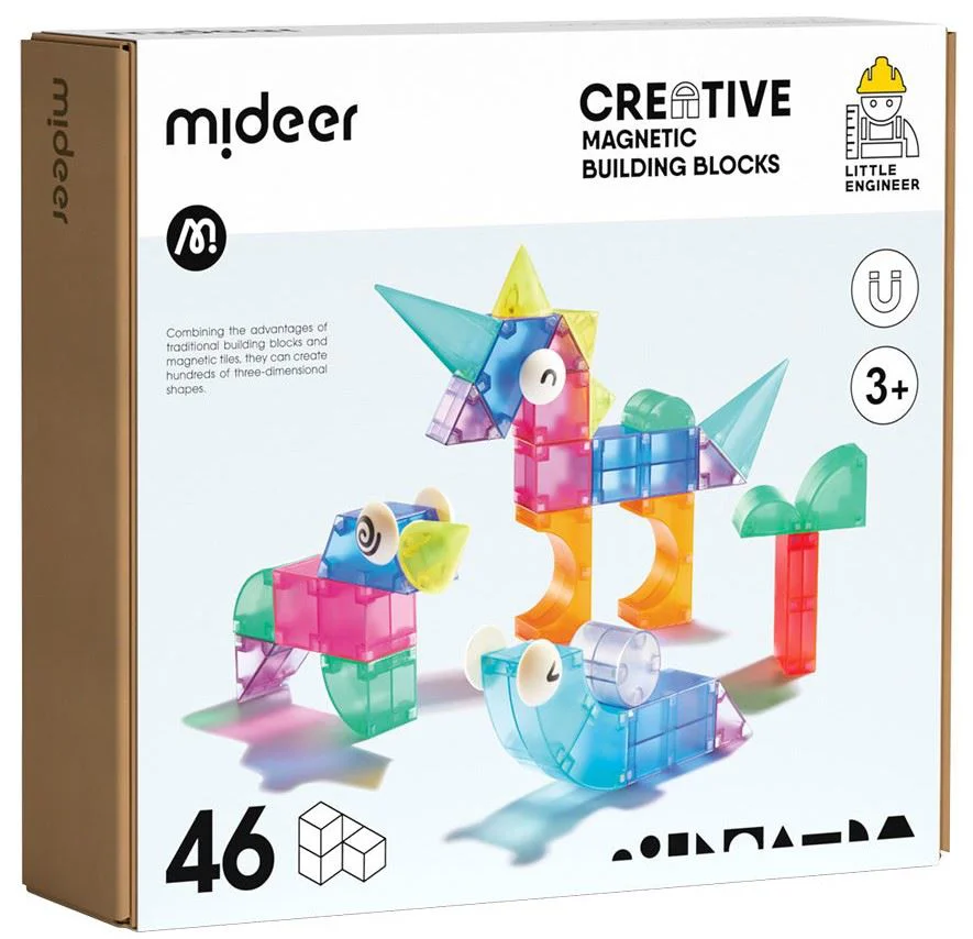 Магнитный конструктор Mideer, 46 эл.
