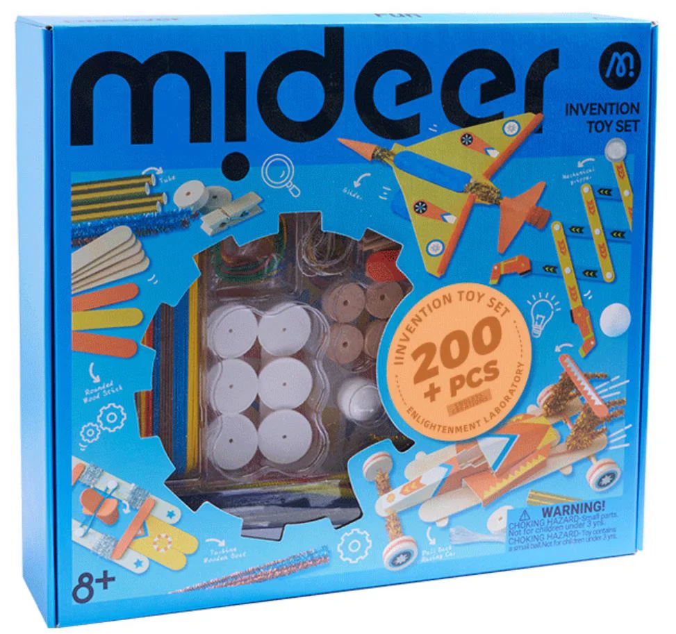 Set de creatie Mideer Laboratorul de lumina, 200 el.