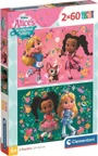 Puzzle Clementoni Cofetaria lui Alice in Tara Minunilor, 2x60 el. foto