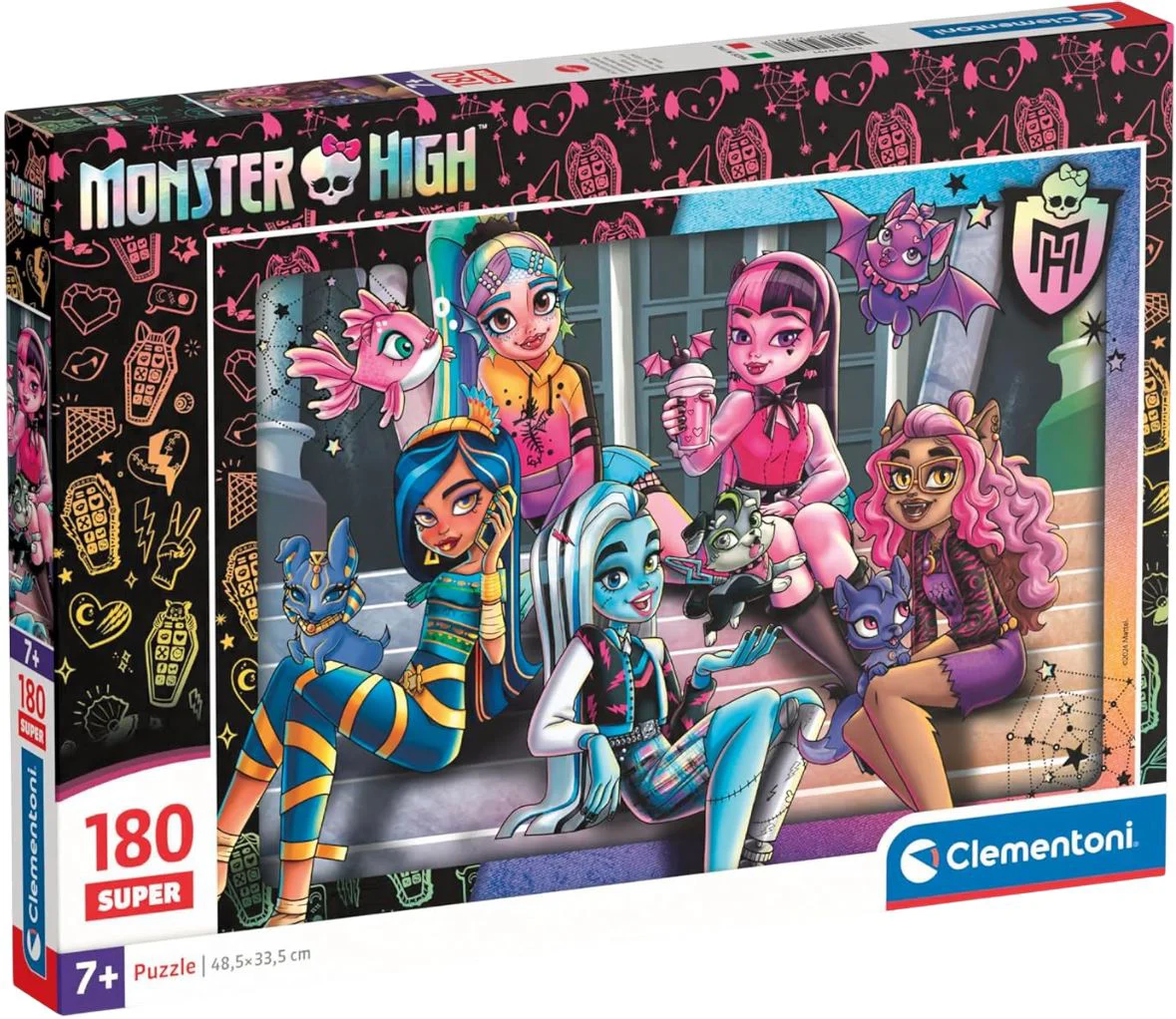 Puzzle Clementoni Monster High, 180 el. foto