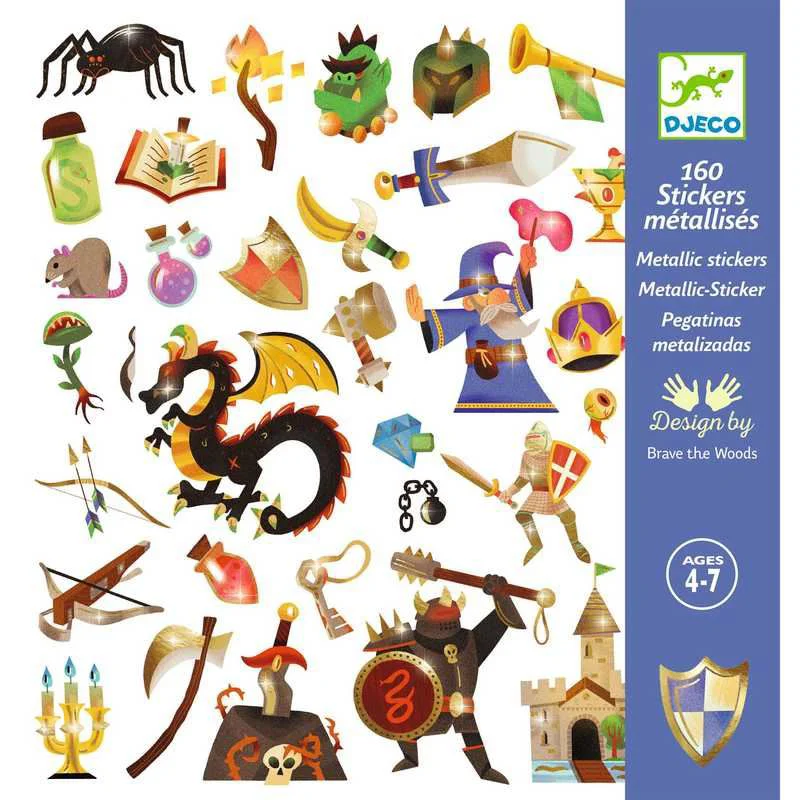 image for Set de stickere Djeco Medieval Fantasy foto