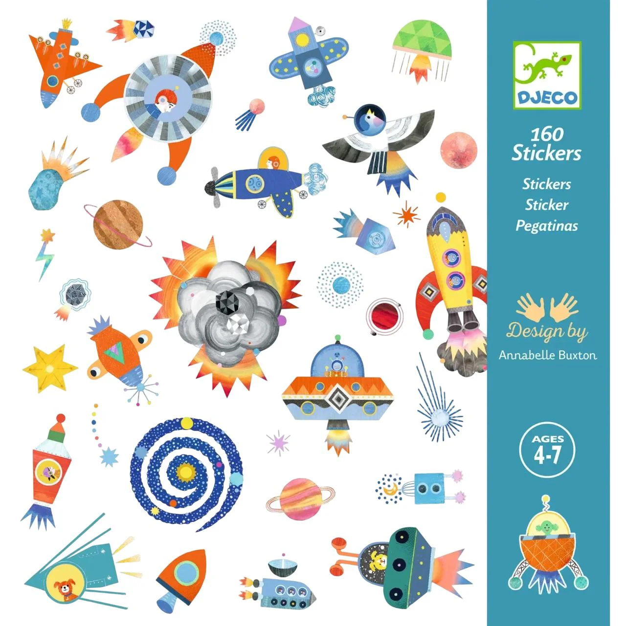 Set de stickere Djeco Interstellar