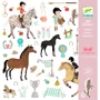 Set de stickere Djeco Horses foto