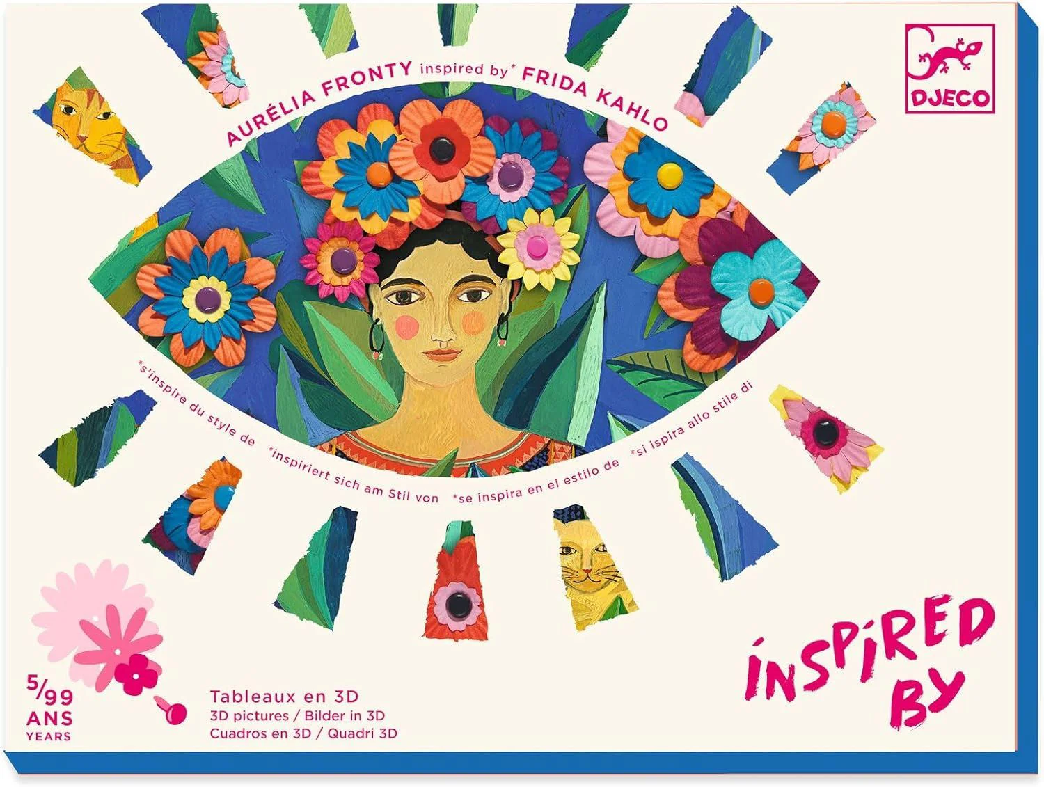 Набор для создания цветочных коллажей Djeco Coyoacan Coyoacan by Frida Kahlo