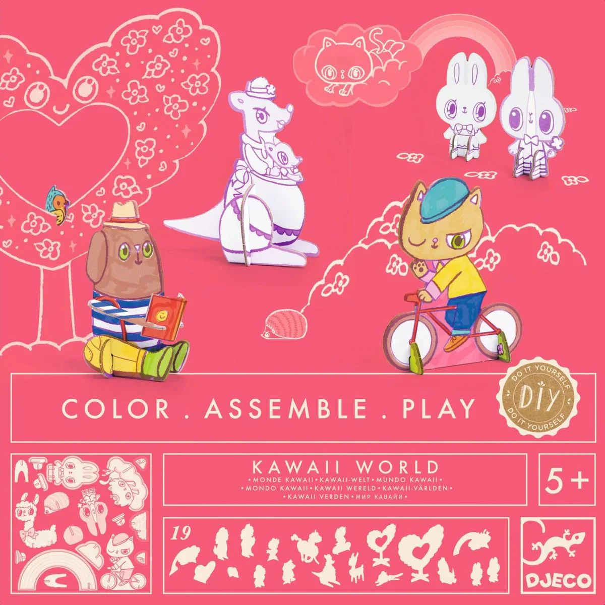 Творческая игра Djeco Kawaii World