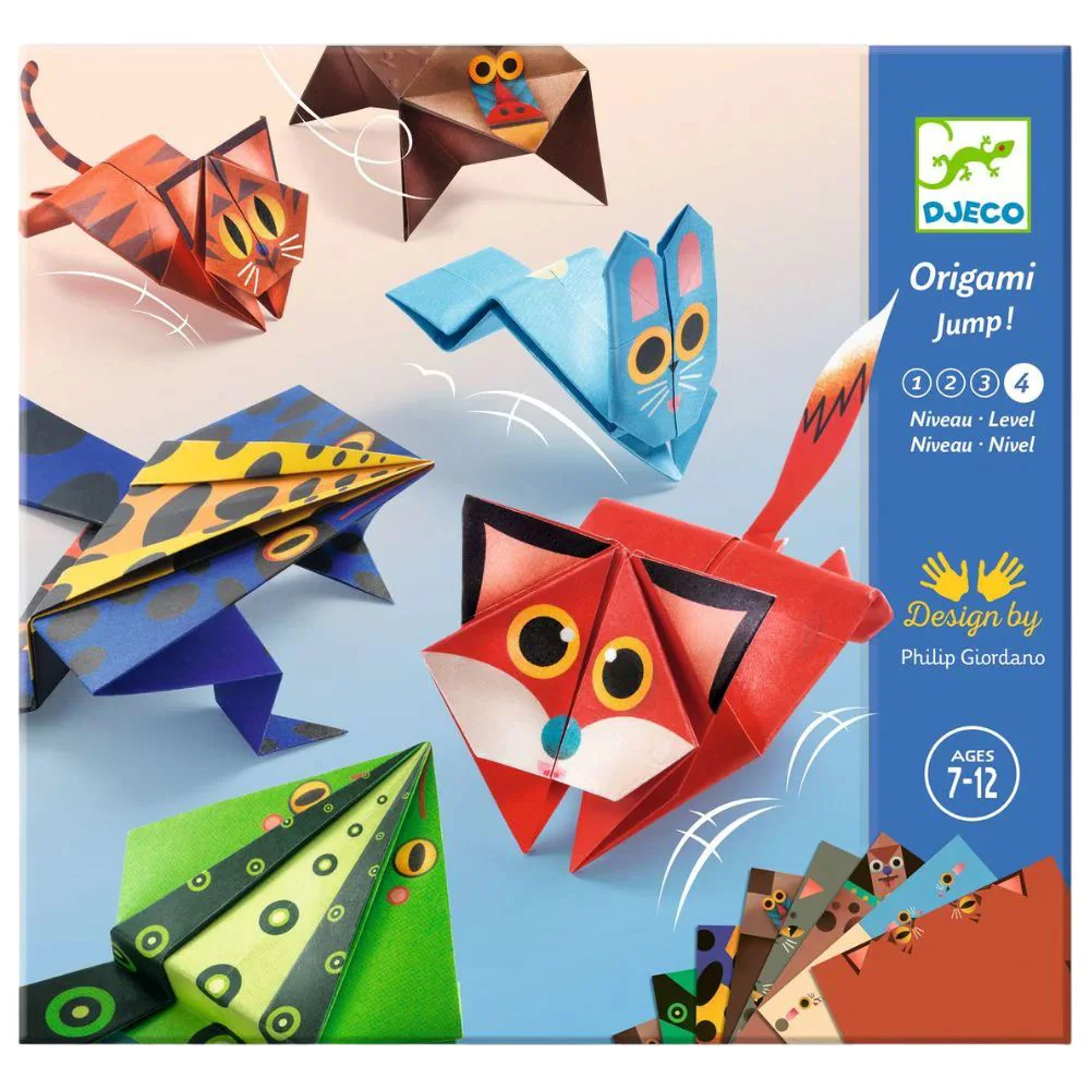 Творческая игра Origami Djeco Прыгающие животные