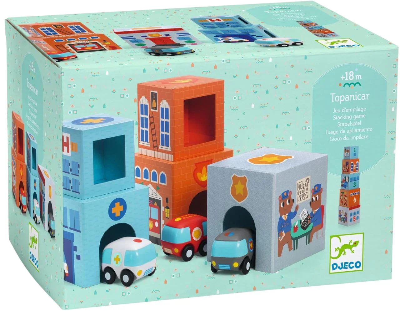 Игровой набор для сборки Djeco TopaniCar