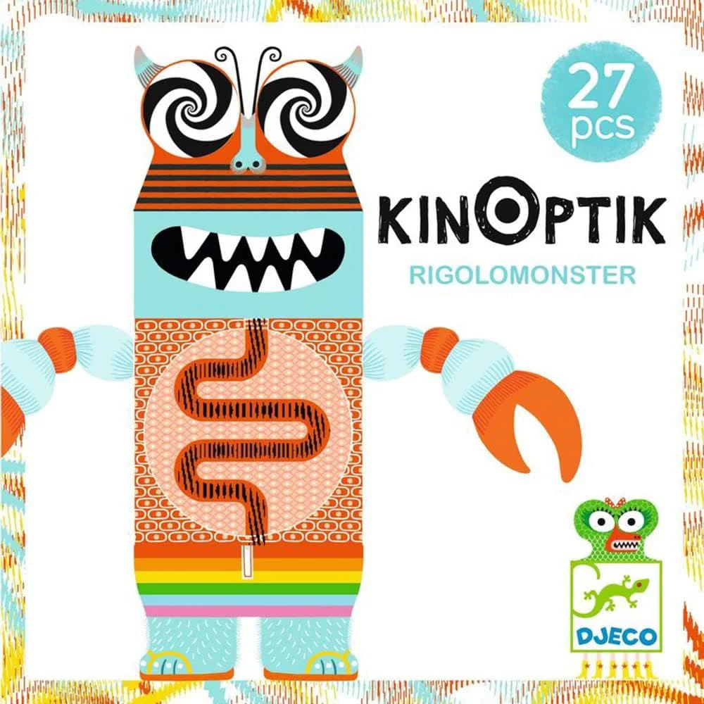 Joc creativ magnetic Djeco KinOptik RigoloMonster