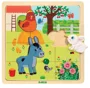 Puzzle din lemn Djeco Ferma, 15 el. foto