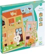 Puzzle din lemn in 3 nivele Djeco Cabana Iepurasului foto