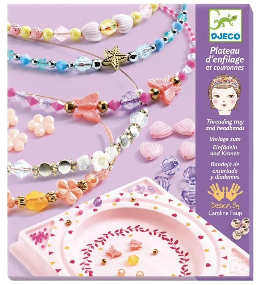 Set de creatie a bentitelor pentru cap Djeco Precious foto