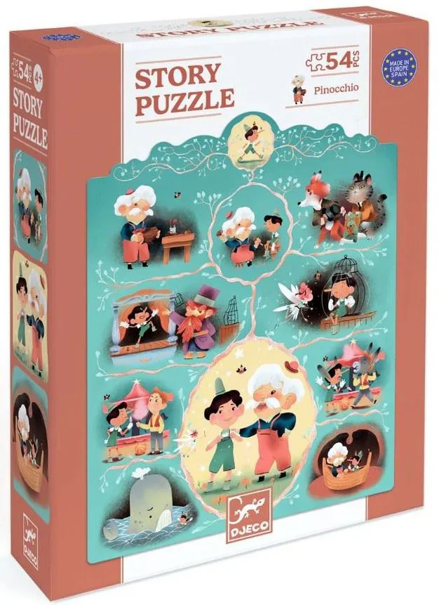 image for Puzzle Djeco Pinocchio, 54 el. foto