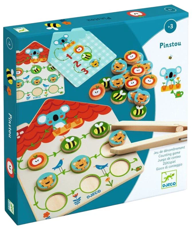 Развивающая деревянная игра Djeco Pinstou