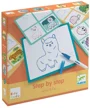 Игра Djeco Учимся рисовать животных шаг за шагом Lama & Co