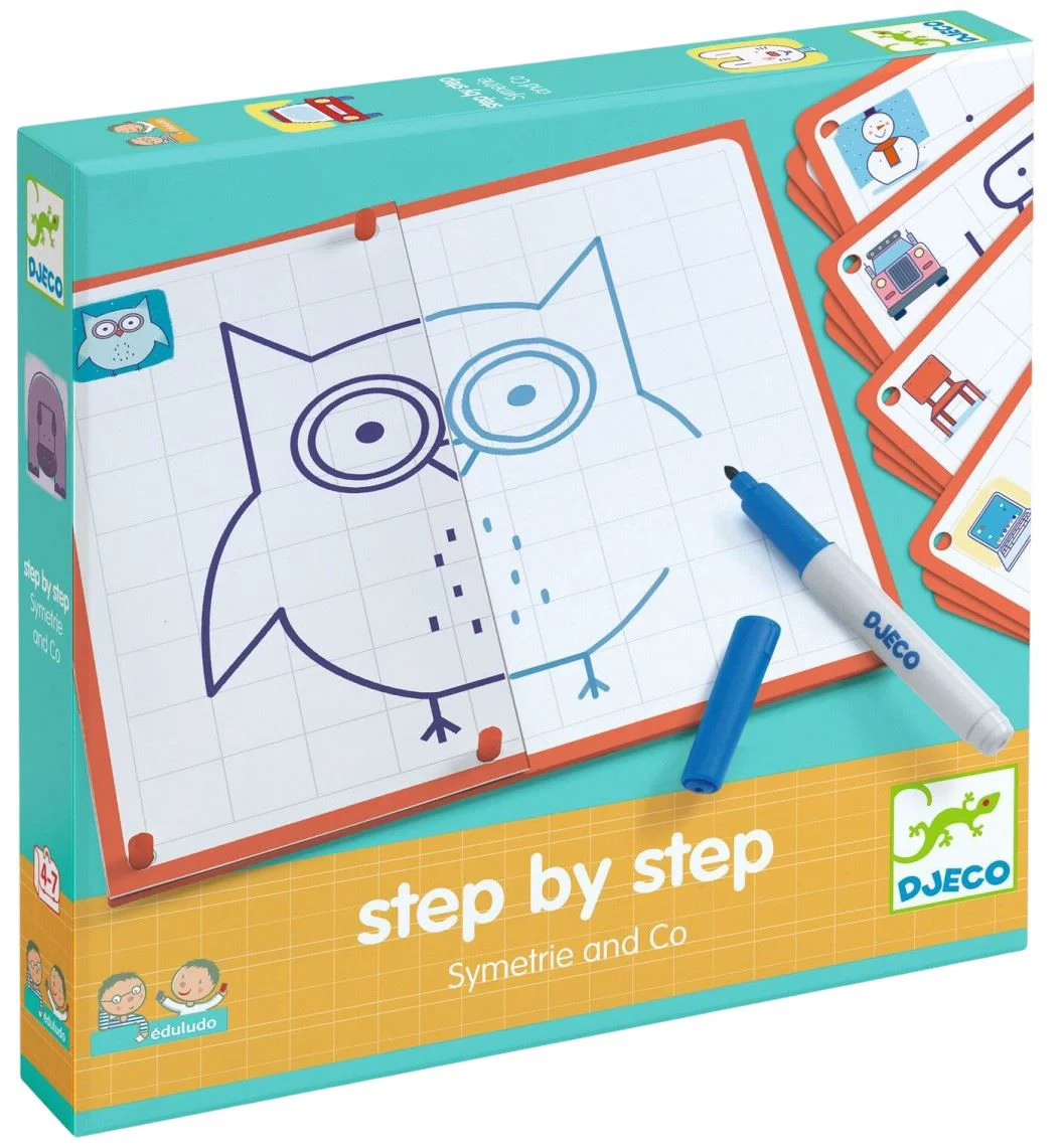 Игра Djeco Учимся рисовать симметрично Symetrie & Co