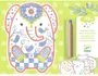Set de colorat Djeco Colour Reveal Wild Animals foto