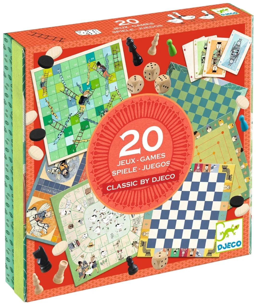Набор из 20 классических игр Djeco