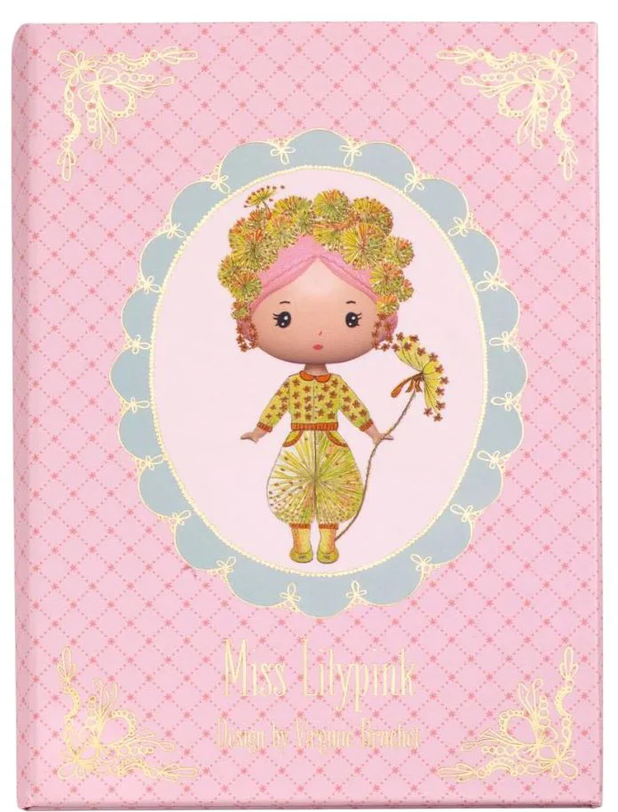Набор многоразовых наклеек Djeco Miss Lilypink