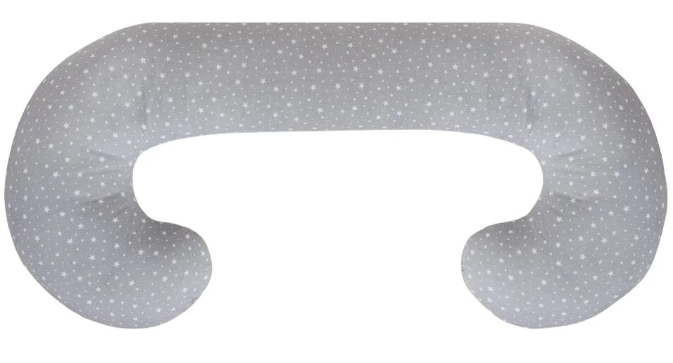 Подушка для материнства Ceba Baby Physio Jersey Grey Stars, 300 см
