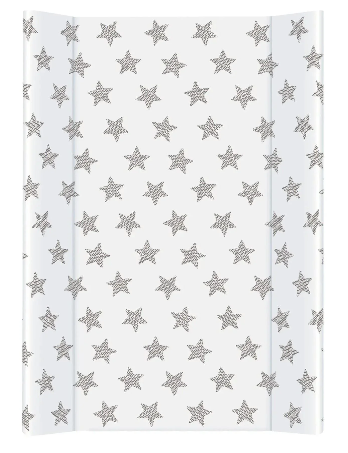 Твёрдый двухсторонний пеленальный коврик Ceba Baby Comfort Day & Night Stars, 80x50 см