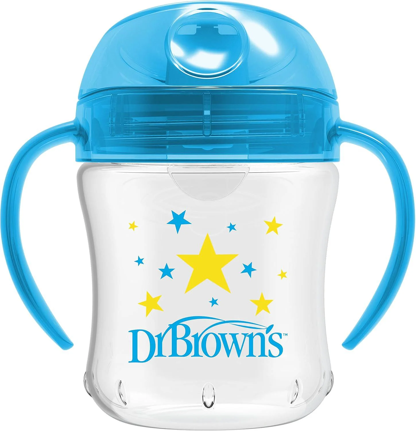 Переходный поильник с мягким носиком Dr. Brown’s Синий (6+ мес.), 180 мл