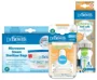 Set Dr. Brown's biberon din sticla 270 ml + tetine nivel 2, 2 buc. + pungi sterilizatoare, 5 buc.