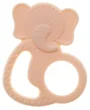 Inel gingival din silicon BabyJem Elefant Ecru foto