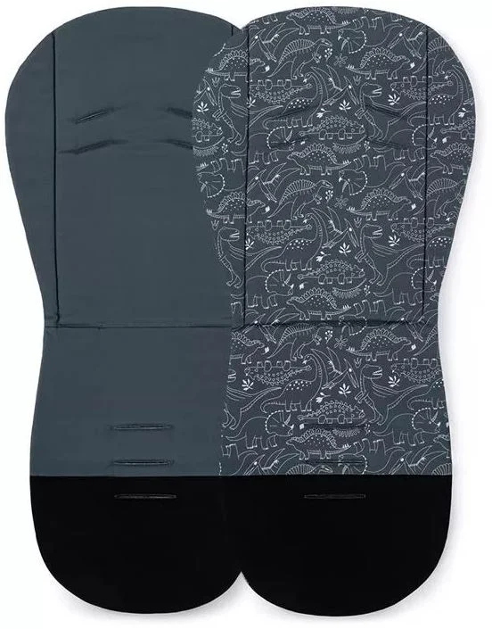 Salteluta pentru carucior Petite&Mars Foamy Anthracite Dino