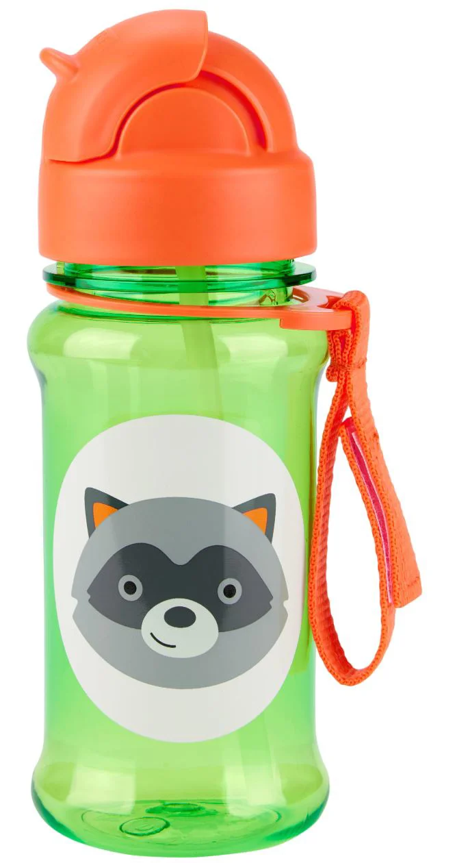 Sticluta cu pai din tritan Skip Hop Zoo Raccoon foto
