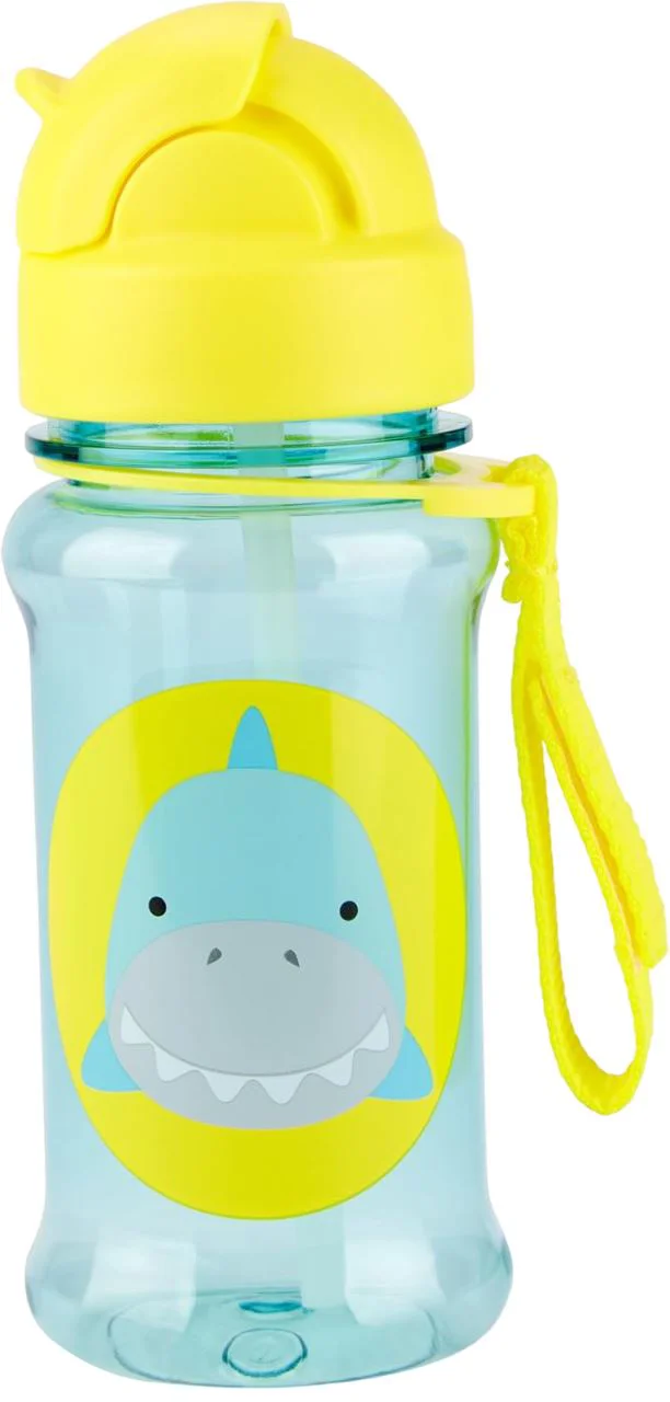Sticluta cu pai din tritan Skip Hop Zoo Shark foto