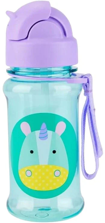 Sticluta cu pai din tritan Skip Hop Zoo Unicorn foto