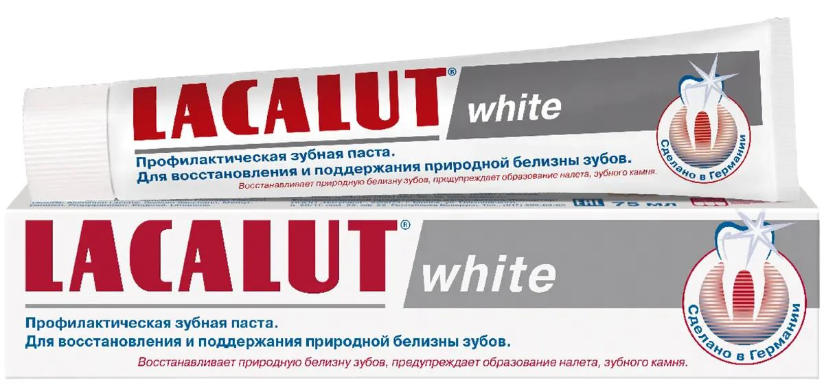 image for Pasta de dinti Lacalut White, 75 ml foto