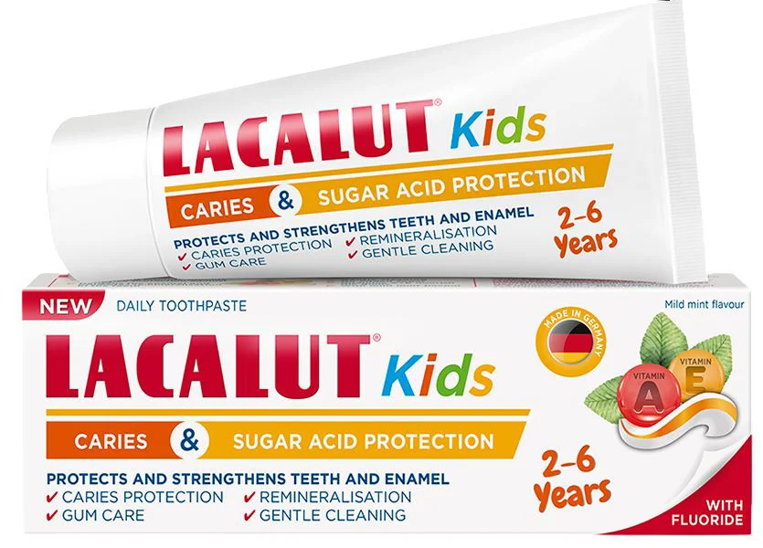 image for Детская зубная паста Lacalut Kids (2–6 лет), 65 мл foto