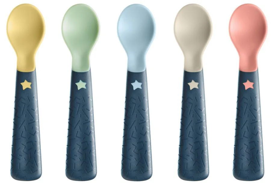 image for Set lingurite ergonomice Tommee Tippee (6+ luni), 5 buc. foto