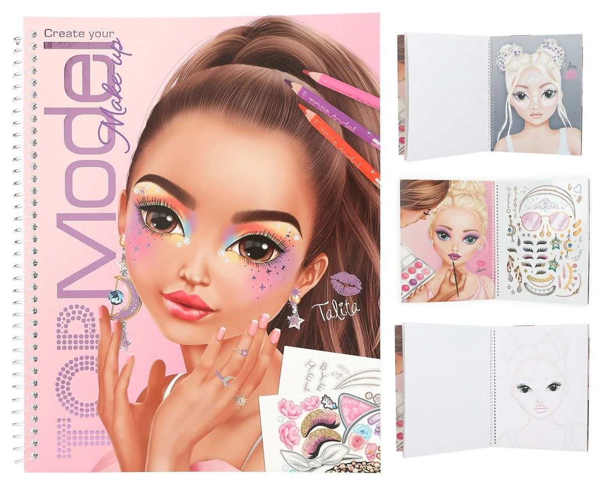 image for Блокнот для раскрашивания TOPModel Makeup foto
