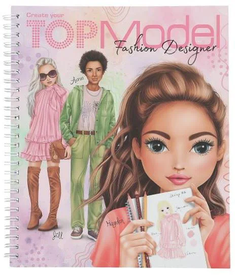 image for Блокнот для раскрашивания TOPModel Fashion designer foto