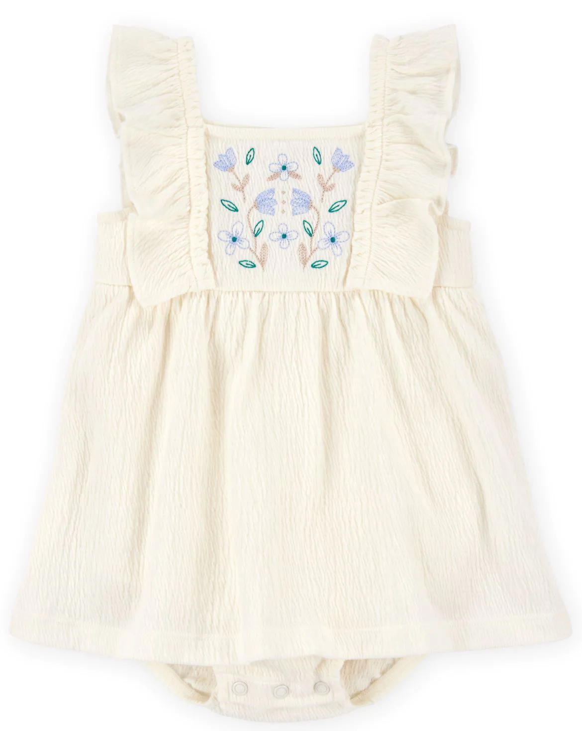 image for Carter's Летний комбинезон Sunsuit Ivory foto