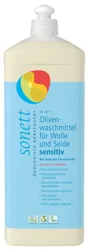 Detergent lichid pentru rufe Sonett Wool + Silk Olive Sensitive, 1000 ml foto