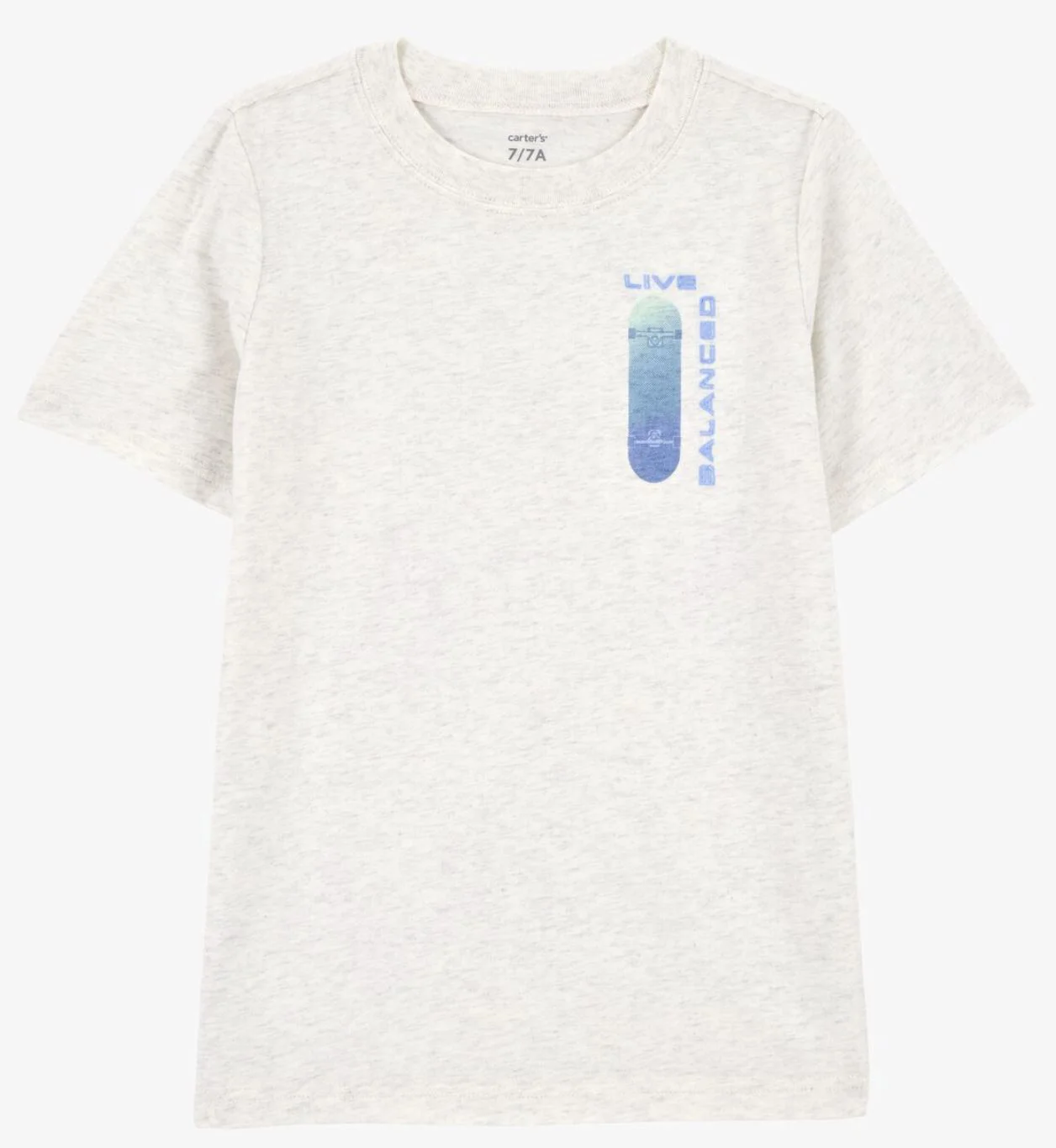 Carter's Tricou Grey Skateboard foto