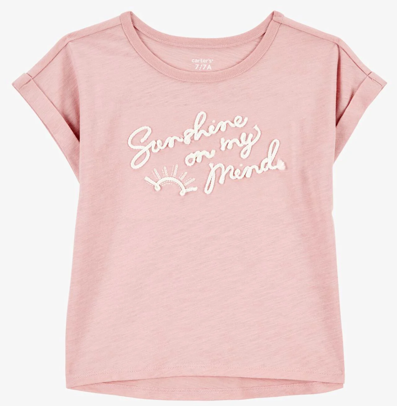 Carter's Tricou Jersey Pink foto