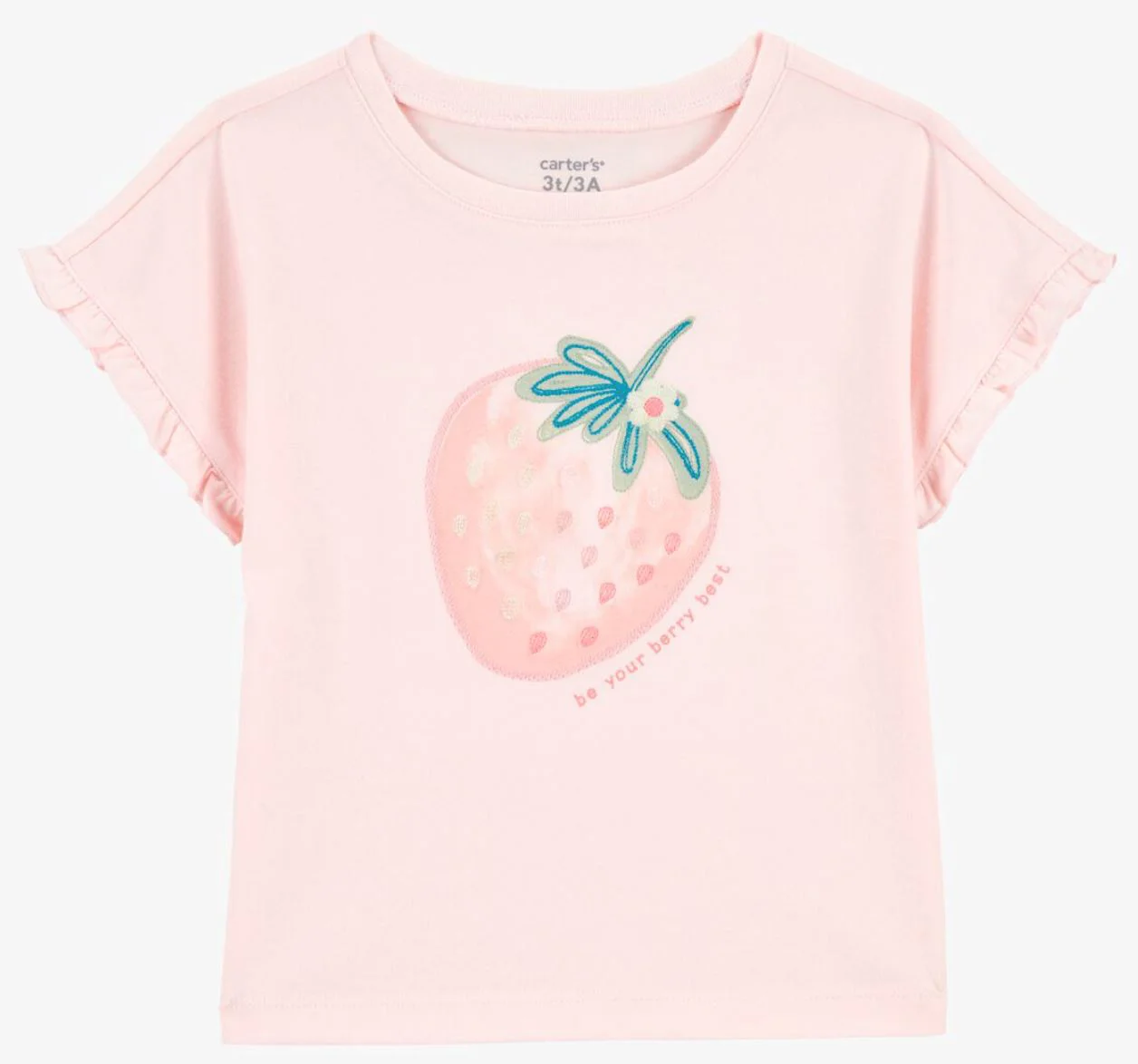 image for Carter's Футболка Jersey Pink Strawberry foto