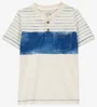 Carter's Tricou Ivory Blue Colorblock foto