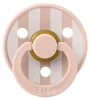 Suzeta rotunda din latex BIBS Studio Colour Block - Blush/Ivory (0-6 luni) foto