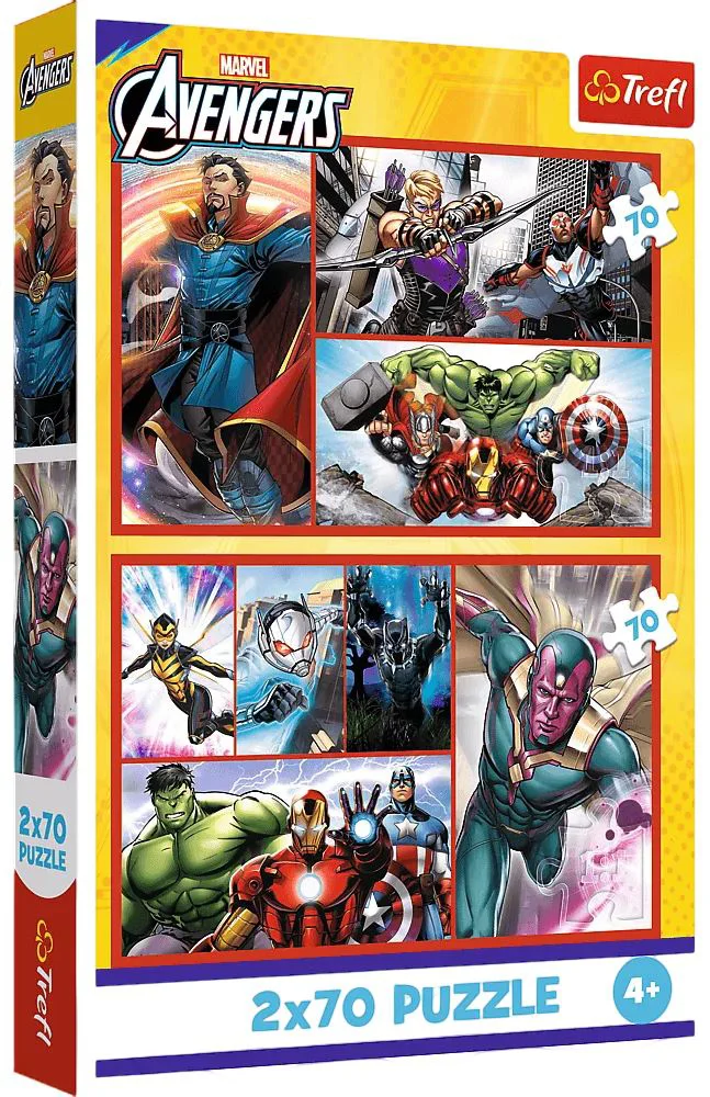 Puzzle Trefl Become a hero The Avengers, 2x70 el. foto